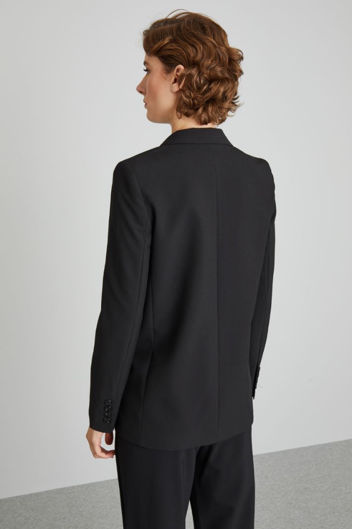 Top-stitched blazer Intrend - 2