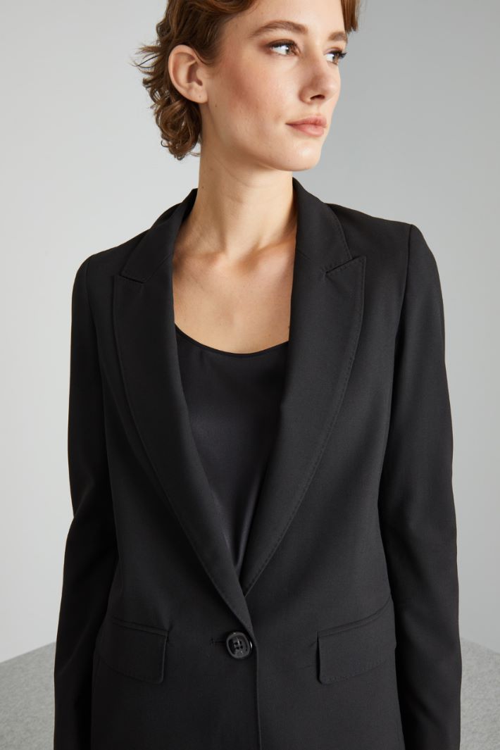 Top-stitched blazer Intrend - 4