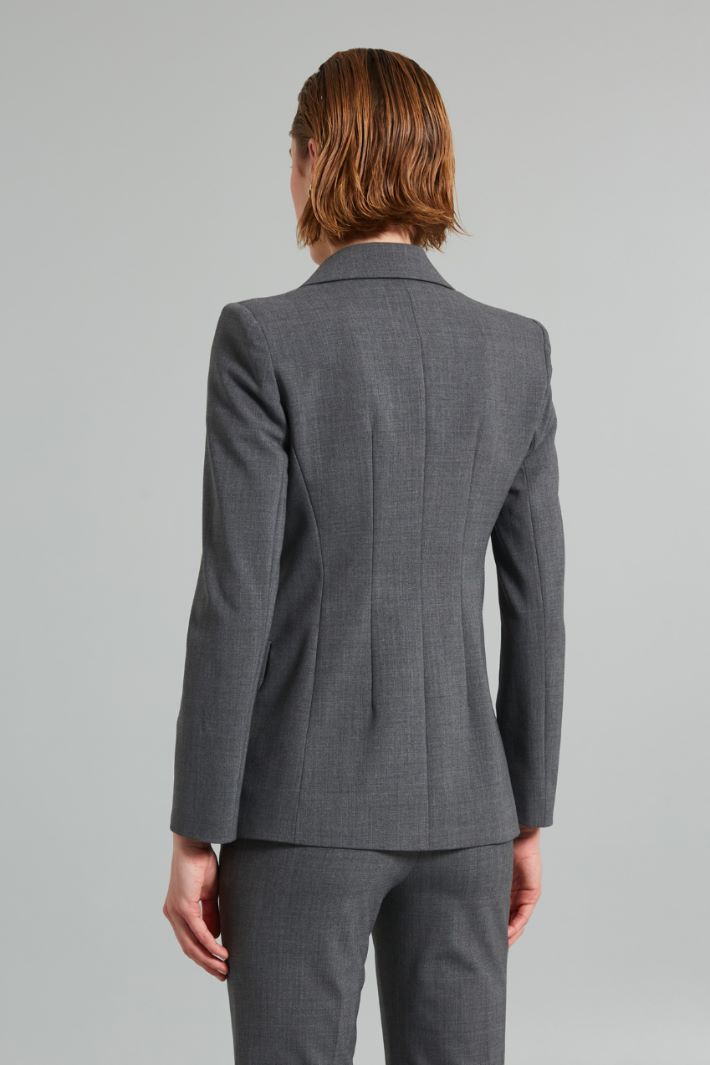 Double-breasted fitted blazer Intrend - 2