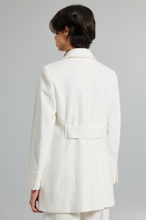 Blazer in velluto a coste