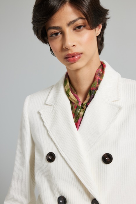 Blazer in velluto a coste