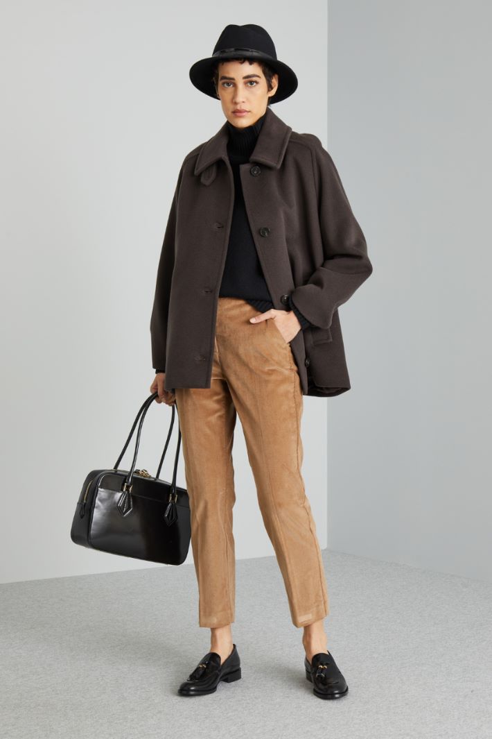 High neck pea coat Intrend