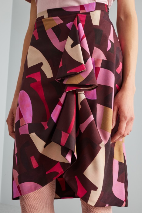 Gonna a tulipano con volant