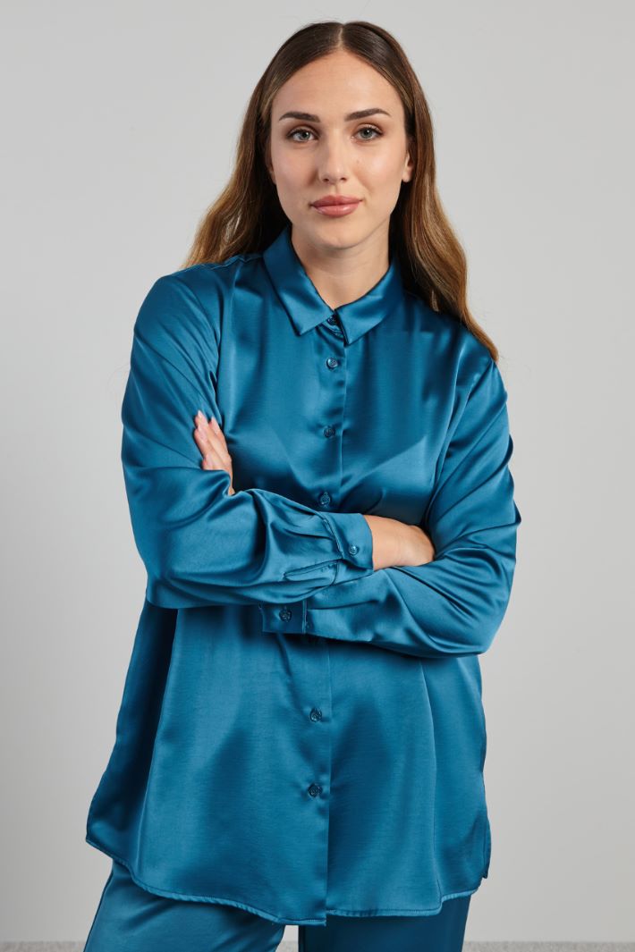 Satin shirt Intrend - 3