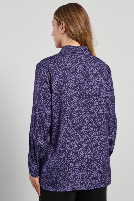 Camisa de sarga estampada