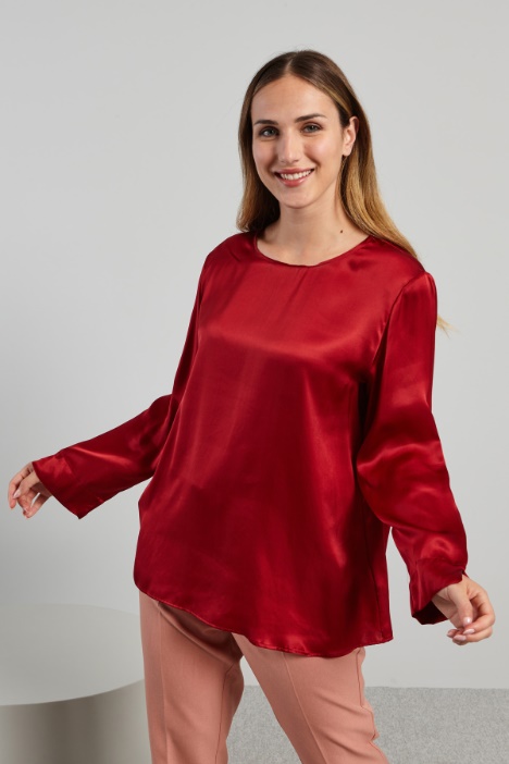 Washed silk blouse Intrend