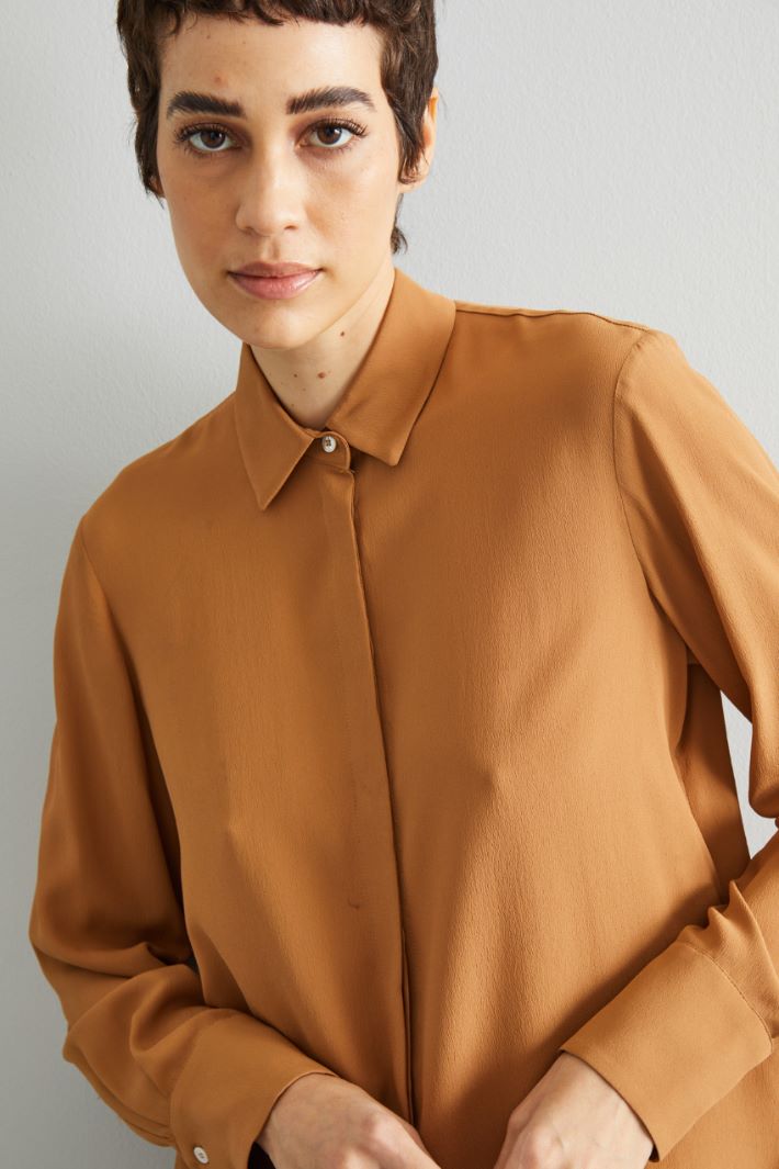 Crepe de chine shirt Intrend - 4