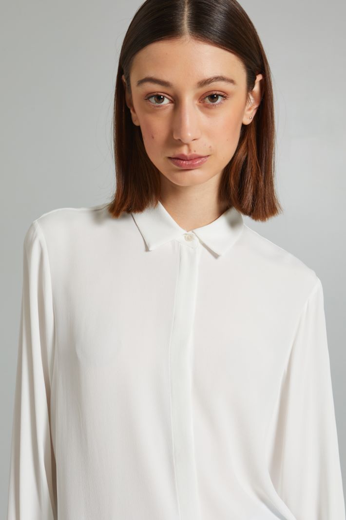 Crepe de chine shirt Intrend - 4