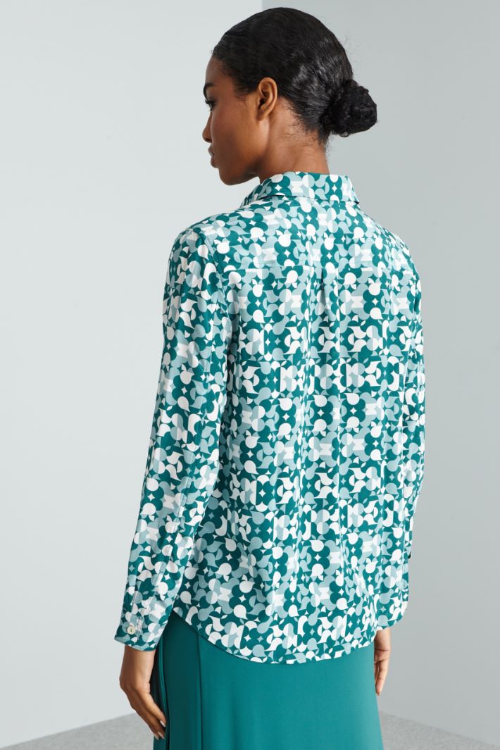 Printed silk shirt Intrend - 2