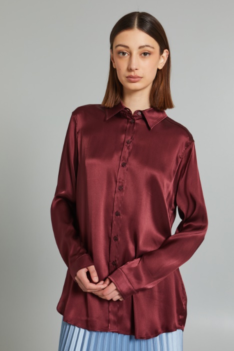 Fluid satin shirt Intrend