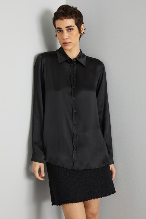 Fluid satin shirt Intrend