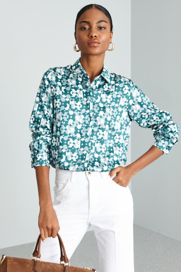 Print-adorned shirt Intrend - 3