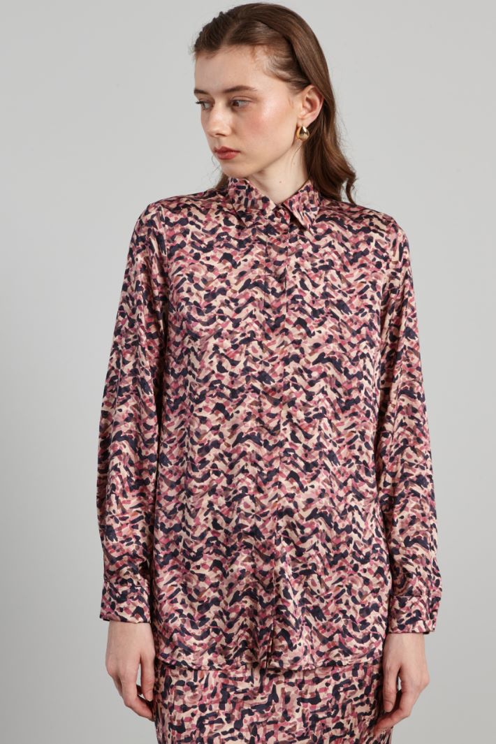 Print-adorned shirt Intrend - 3