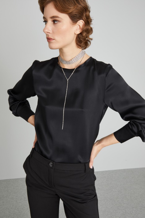 Silk satin blouse Intrend