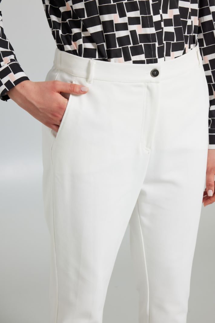 Fluid canvas trousers Intrend - 4