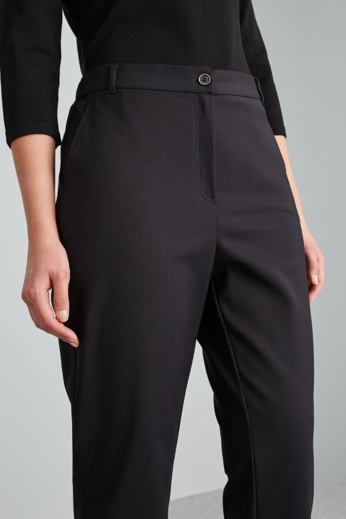 Fluid canvas trousers Intrend - 4