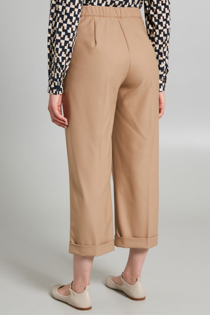 Wool gabardine trousers Intrend - 2