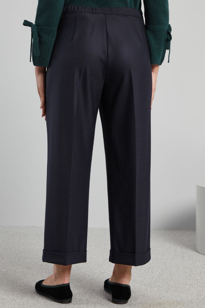 Wool gabardine trousers Intrend - 2