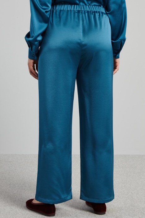 Pantaloni morbidi in raso