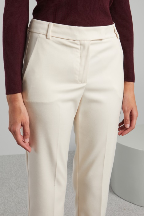 Pantaloni chino in batavia