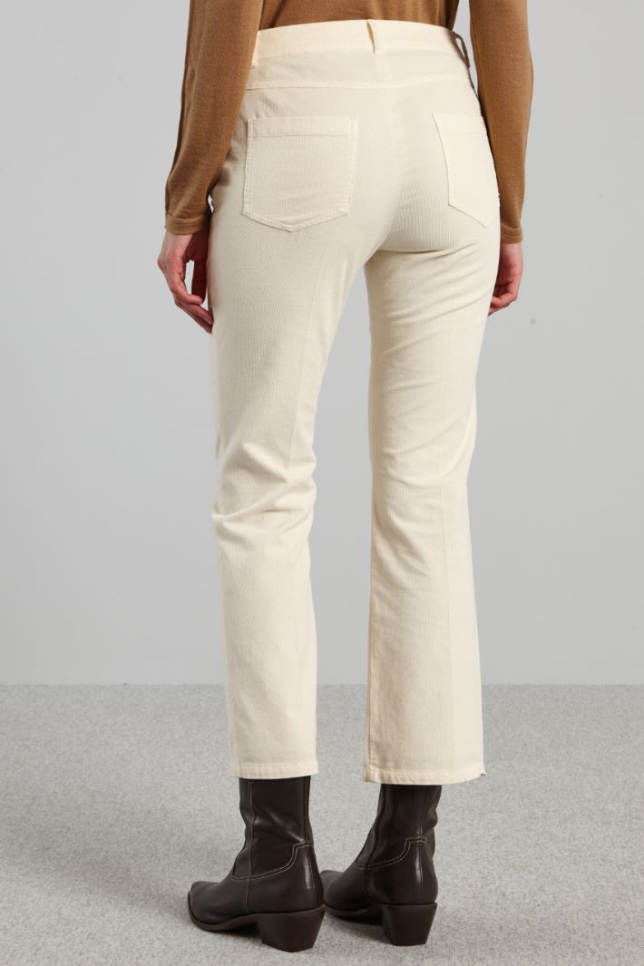 Flared velvet trousers Intrend - 2