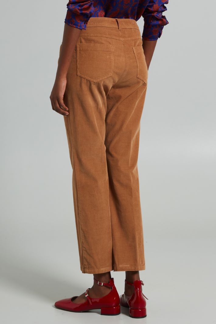 Pantaloni flare in velluto  Intrend - 4