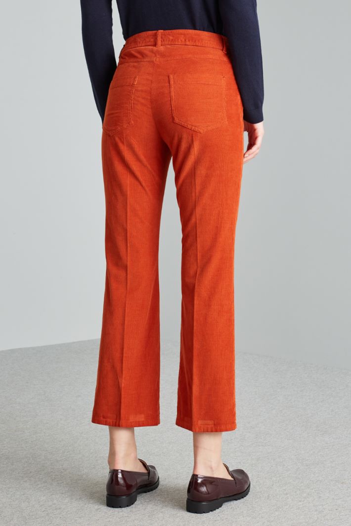 Flared velvet trousers Intrend - 2