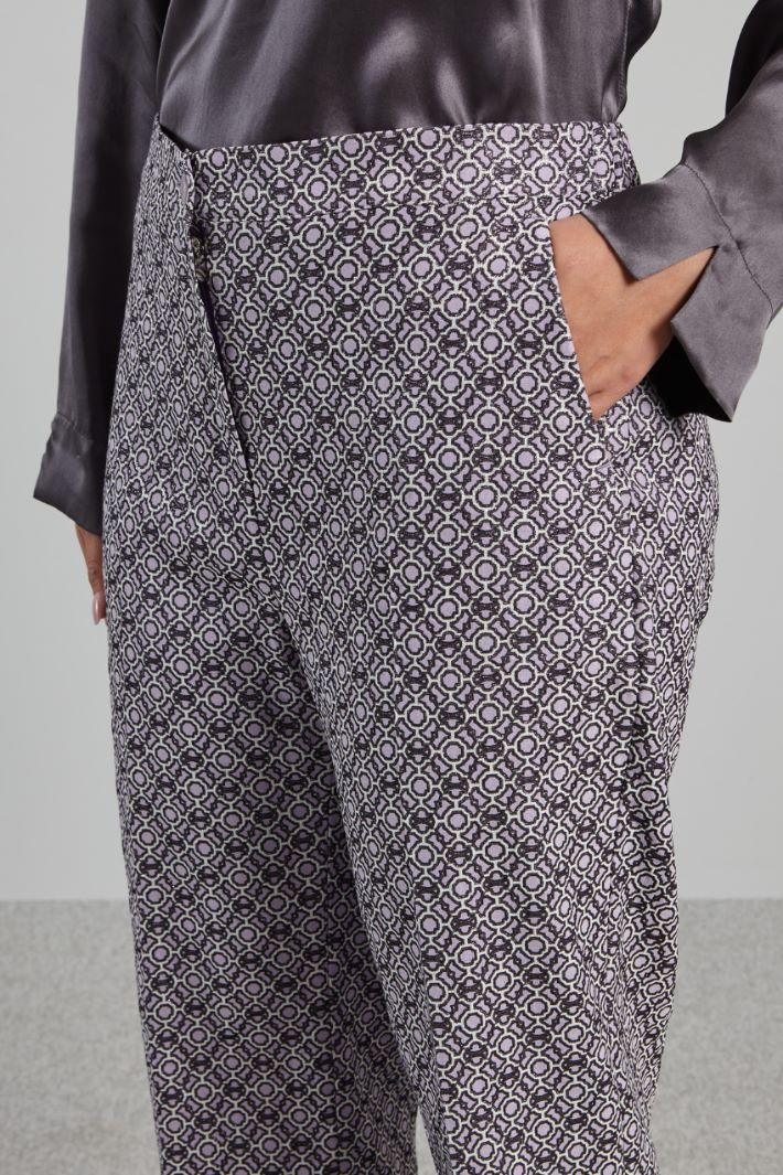 Jacquard trousers Intrend - 4