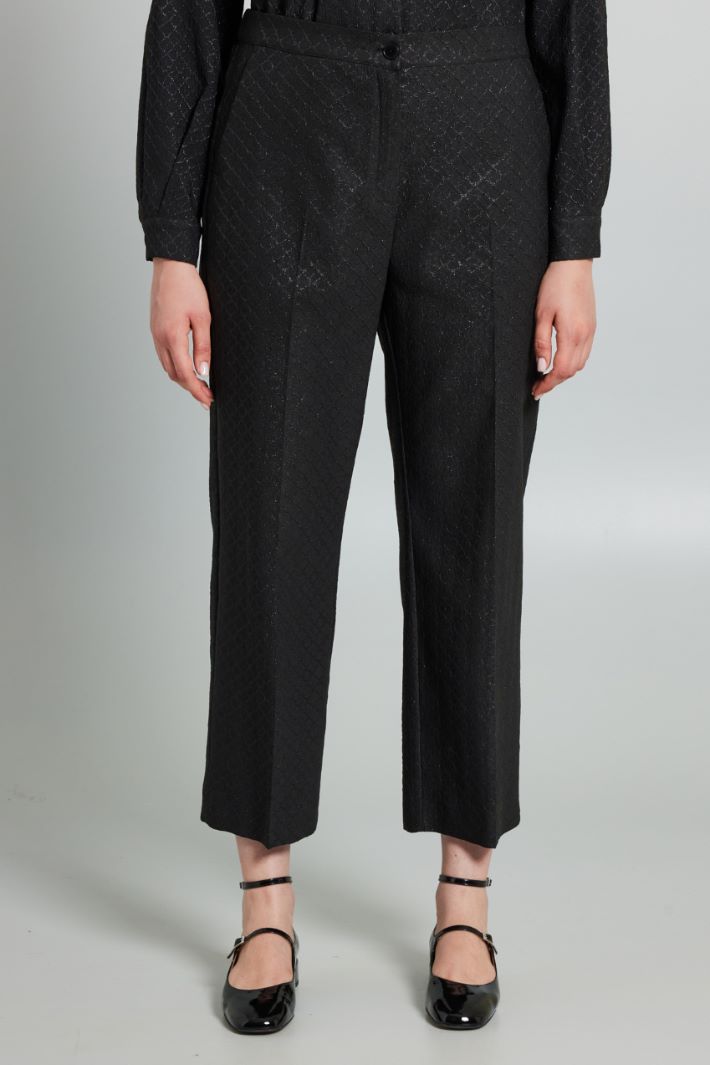 Jacquard trousers Intrend - 3