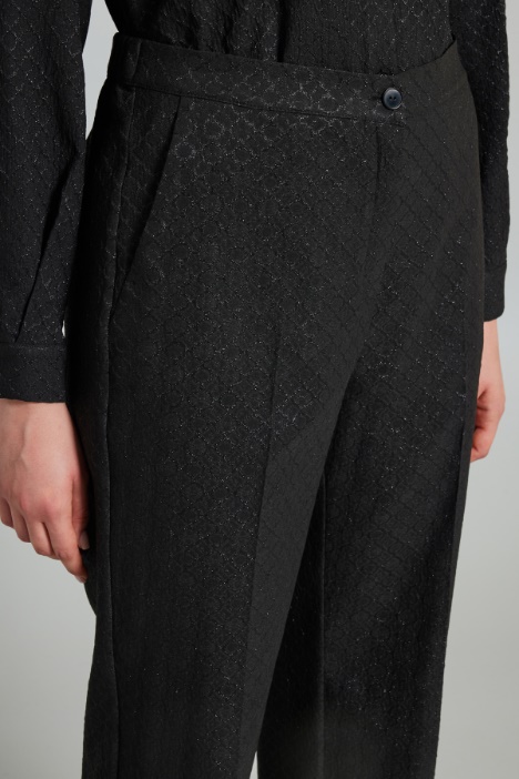 Pantaloni jacquard