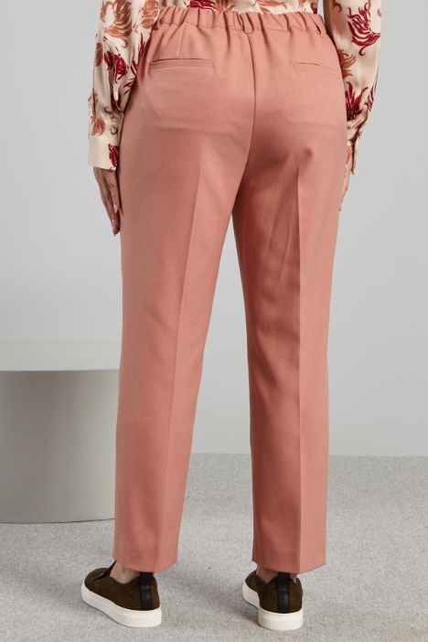 Pantaloni con tasche a filetto