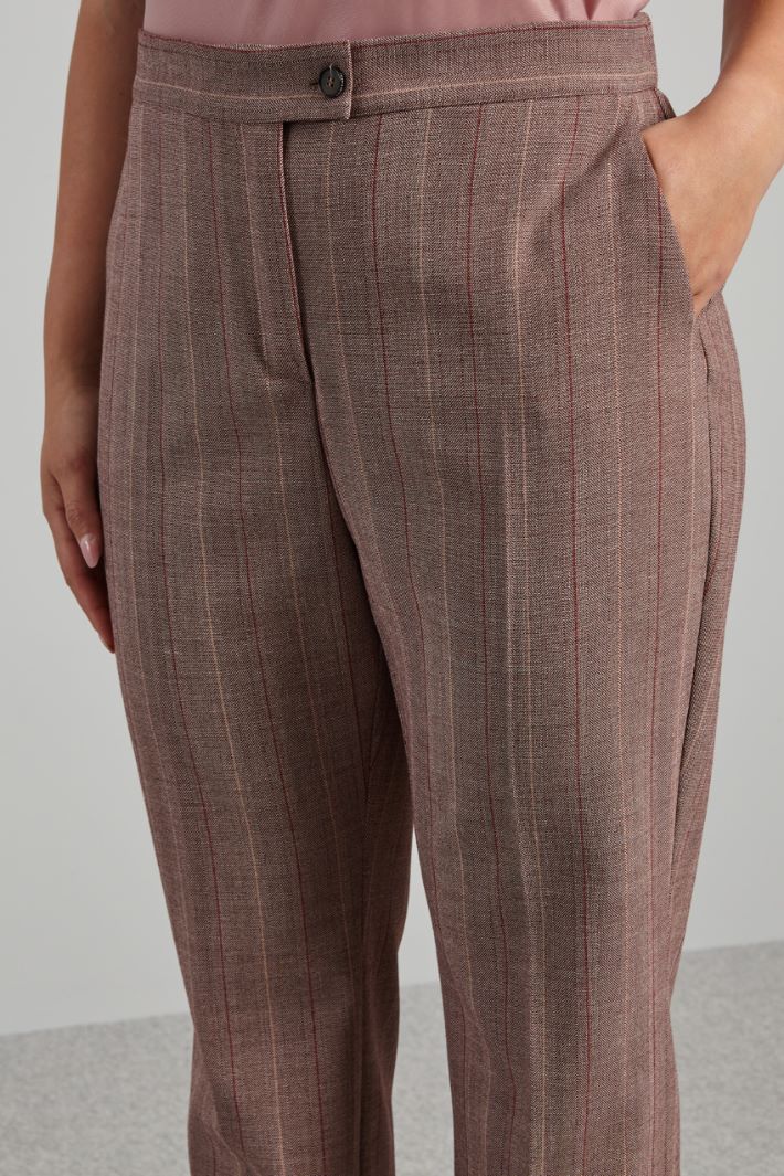 Yarn-dyed trousers Intrend - 4