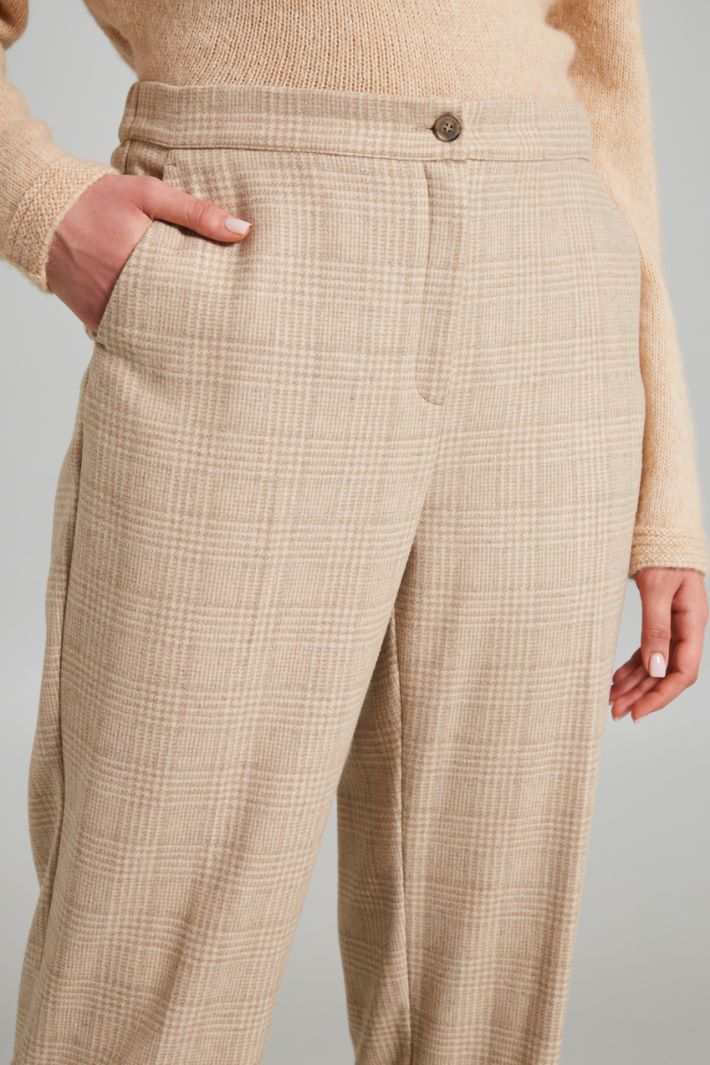 Lurex flannel trousers Intrend - 4