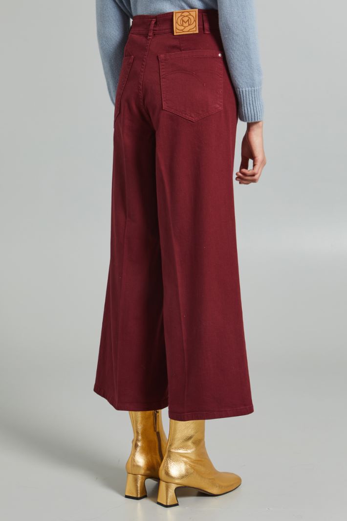 Wide-leg crop trousers Intrend - 2