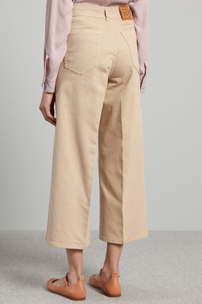 Wide-leg crop trousers Intrend - 4