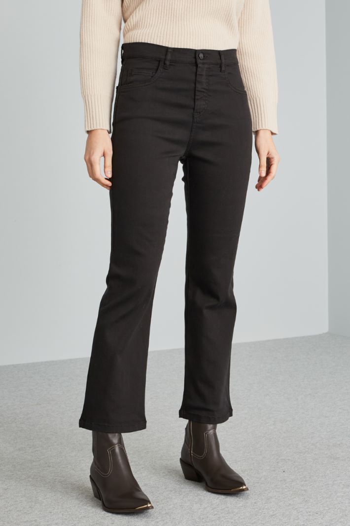 Cropped bull trousers Intrend - 4