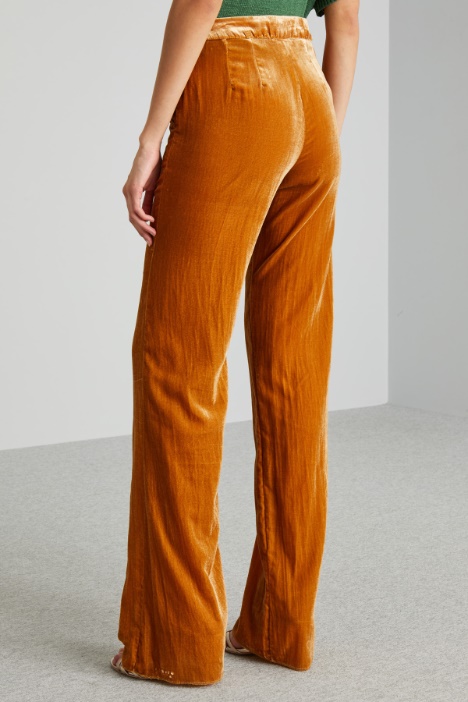 Pantaloni morbidi in ciniglia