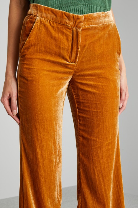 Pantaloni morbidi in ciniglia