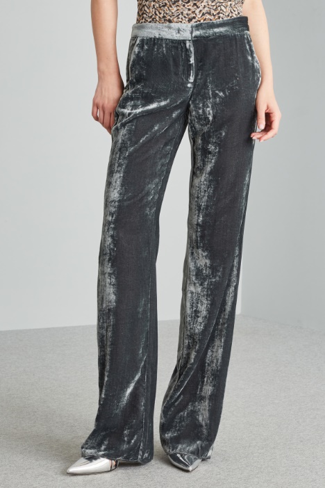 Pantaloni morbidi in ciniglia