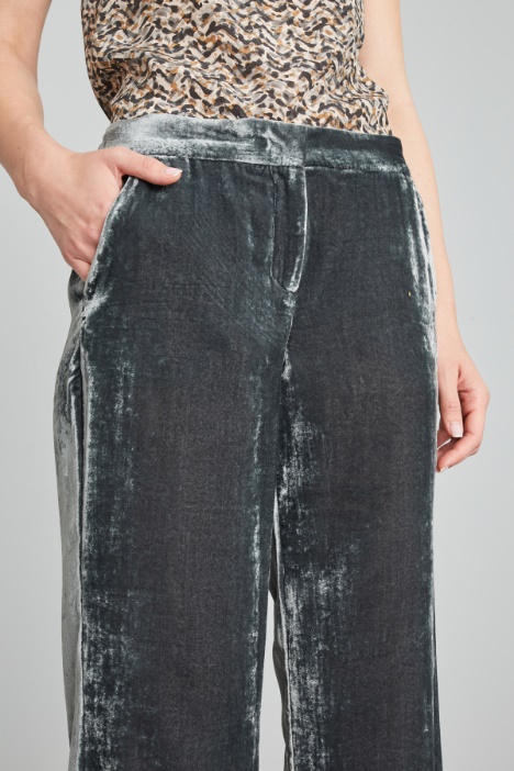 Pantaloni morbidi in ciniglia