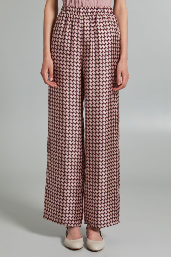 Printed silk trousers Intrend - 2