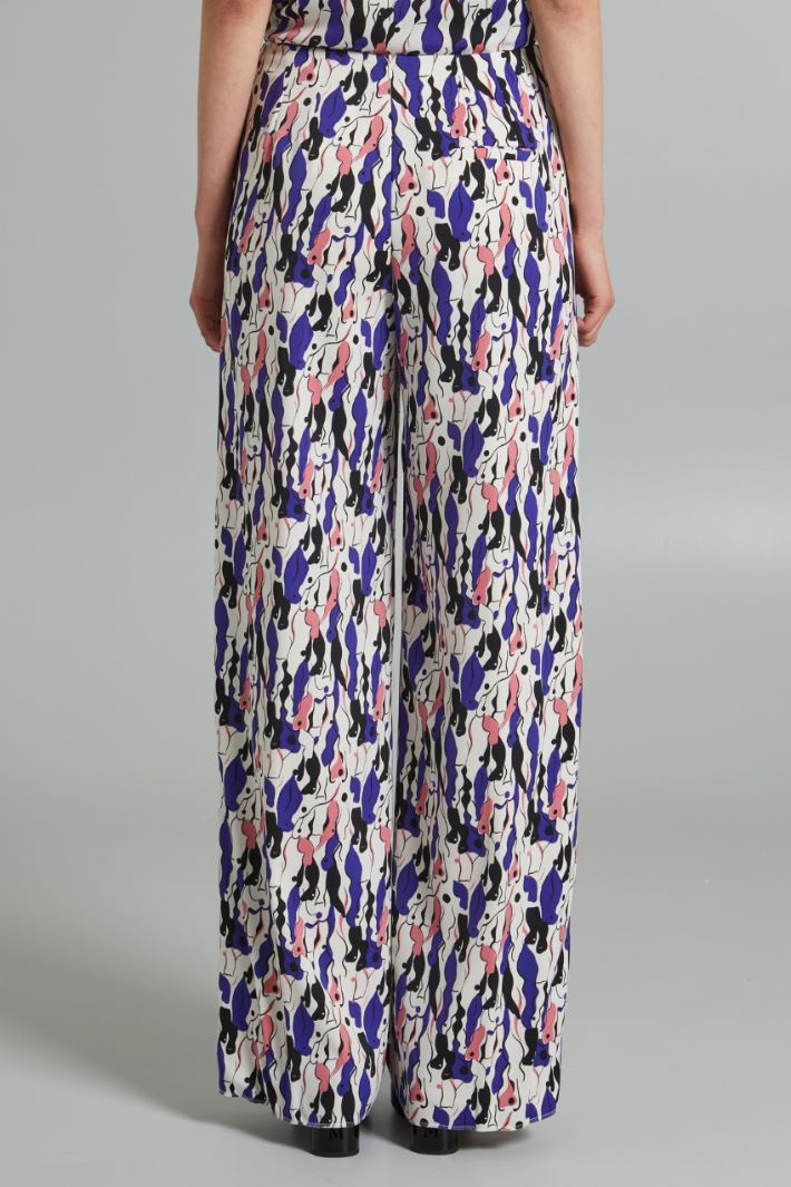 Printed palazzo trousers Intrend - 2