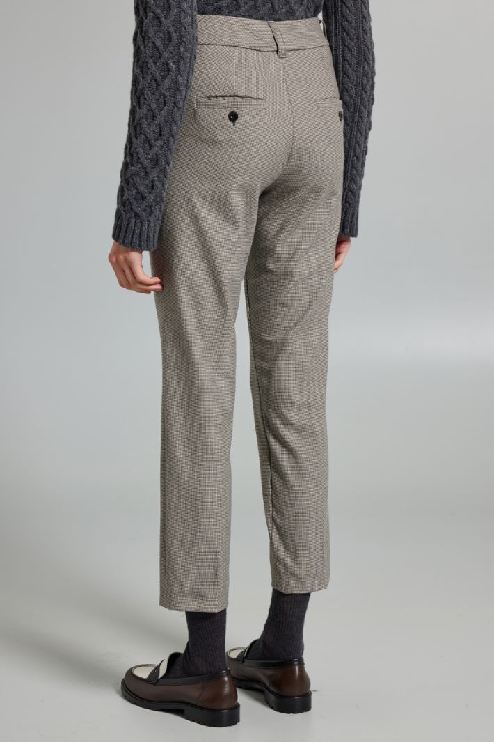 Cigarette flannel trousers Intrend - 2