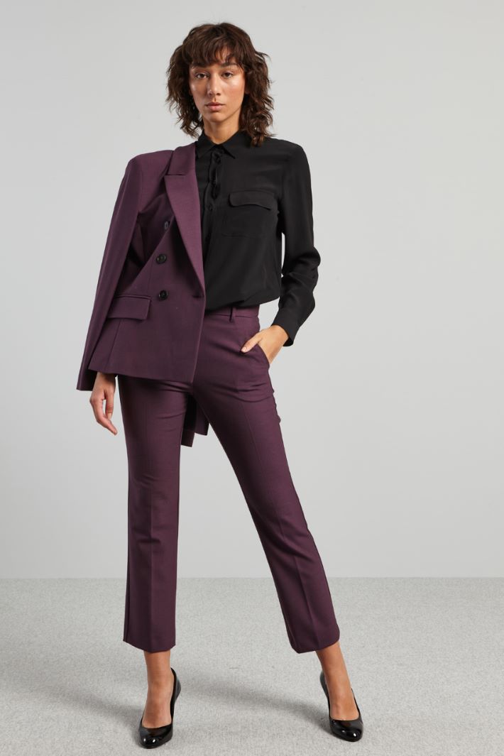 Wool twill trousers Intrend