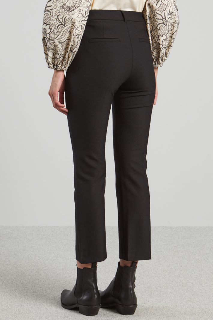 Wool twill trousers Intrend - 2