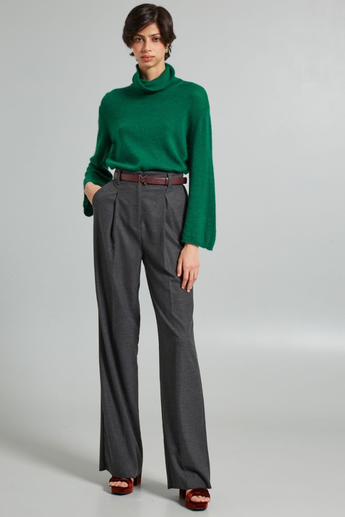 Flannel palazzo trousers Intrend