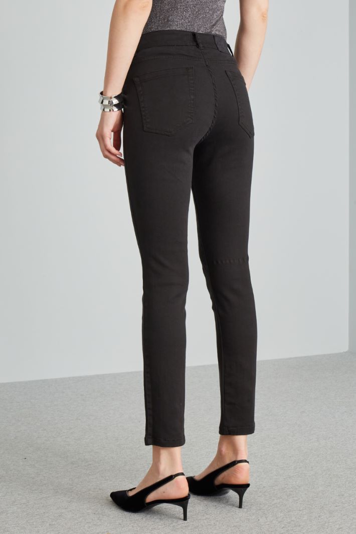 Pantaloni skinny in bull Intrend - 2