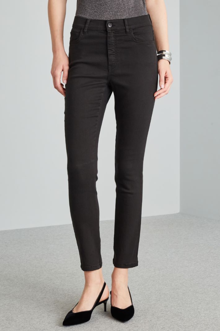 Pantaloni skinny in bull Intrend - 3