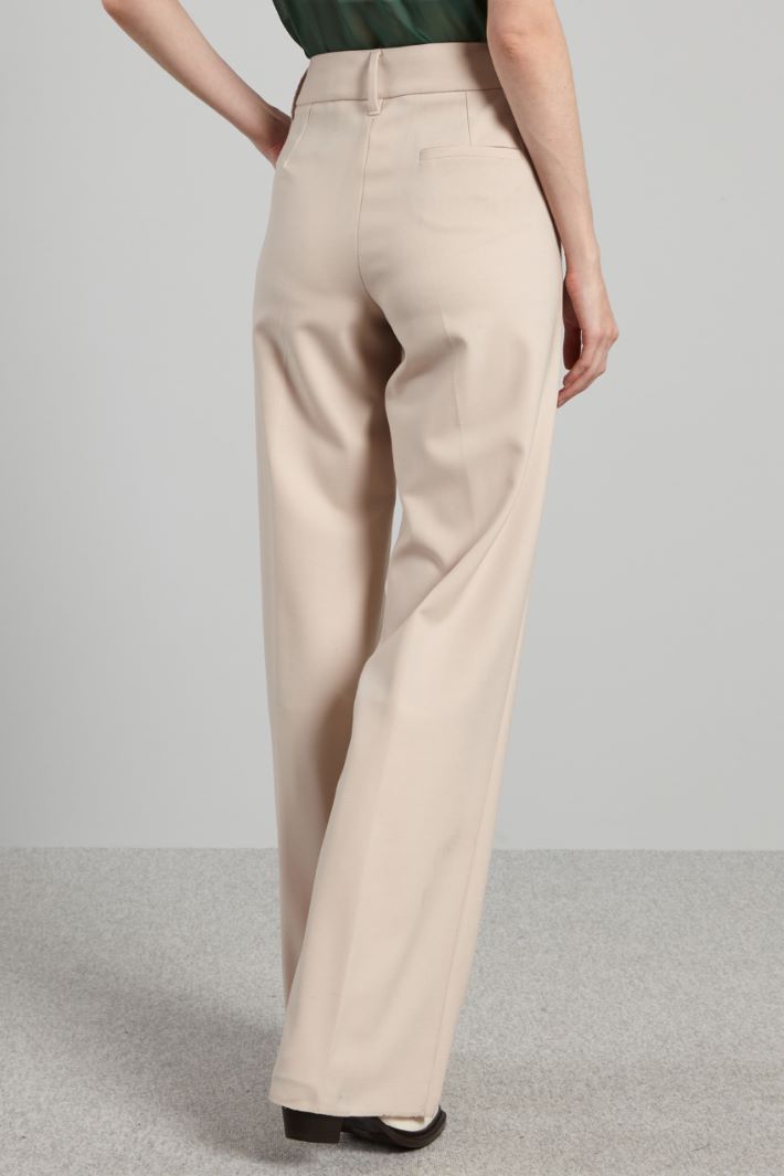 Straight-leg twill trousers Intrend - 2