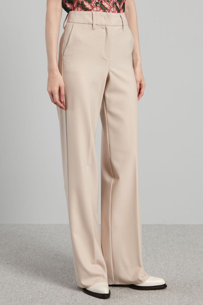 Straight-leg twill trousers Intrend - 3